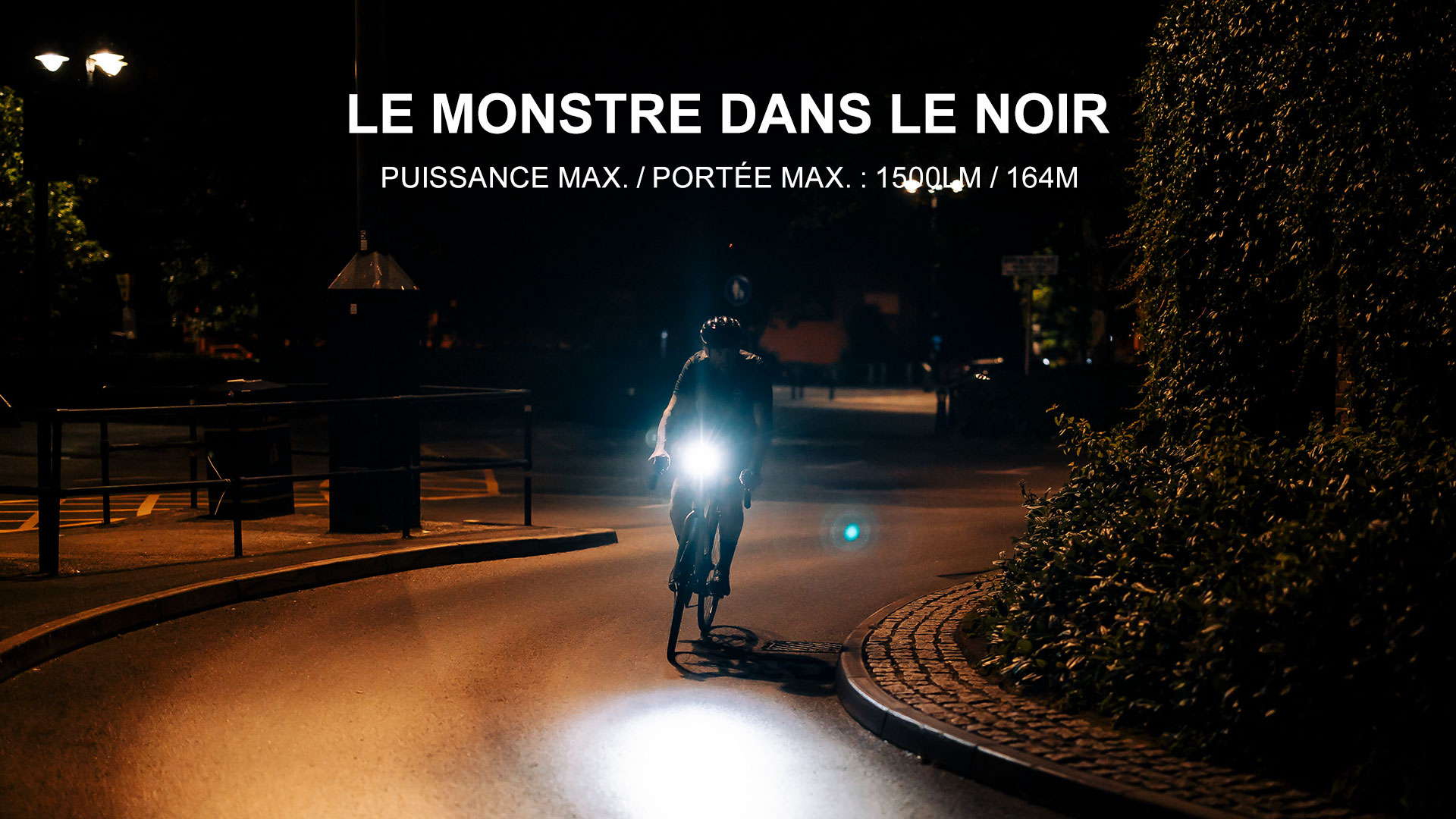 La RN1500 fournit aux cyclistes une lumière de qualité
