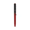 Stylo lampe de poche Olight Open 3 rouge et noir de face avec LED intégrée et clip de poche pour écriture et EDC