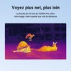 Kangourous dans la nature, vus avec une caméra thermique TS004 Pro 19 mm, montrant des images claires.