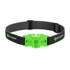Bandeau de phare Olight en nylon noir avec support en silicone vert fluo pour lampe de poche.