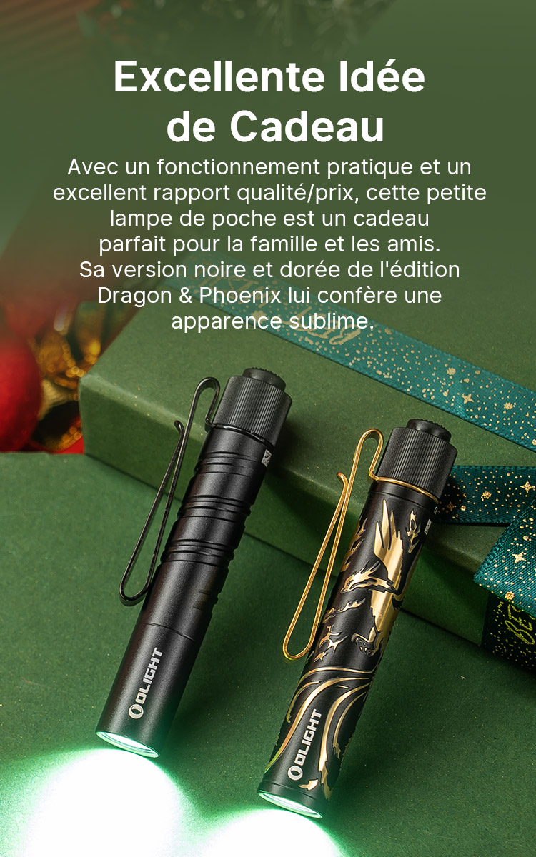 OLIGHT I3T 2 EOS Mini Lampe De Poche EDC à LED 300 Lumens Portée 80m