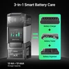 Olight noir 3-en-1 Smart Battery Care pour batteries AAA, avec chargeur, testeur et organisateur de batteries.