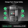 Olight chargeur de batteries AAA noir Ostation 2 Pro avec protection 5 couches pour une charge rapide et sécurisée.