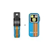 Lampes de poche Olight Oclip Pro et Seeker 4 Pro bleu et orange, vue de face, pour éclairage EDC et extérieur.