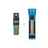 Olight Oclip Pro et Seeker 4 Pro bleus et orange, lampes de poche puissantes et rechargeables pour camping et EDC