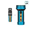 Lampes torches Olight Seeker 4 Pro et Oclip Pro bleu et orange, pack d'éclairage puissant pour outdoor et EDC