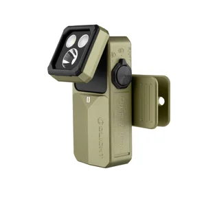 Lampe clip Olight Oclip 2 Ultra Premium vert olive avec tête inclinable et fixation pour éclairage mains libres