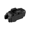 Lampe de poche tactique PL X noire pour pistolet avec rail de montage, accessoire de visée