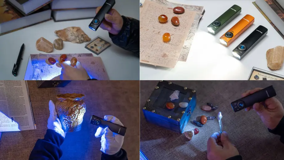 Pourquoi utiliser une lampe torche pour examiner le pierre de jade ?