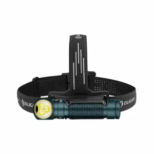 Lampe frontale Olight péridot, lampe de poche LED mains libres pour le camping, la course et l'exploration.