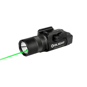 Olight Baldr S Black Lampe de poche LED tactique rechargeable compacte 800 lumens avec laser vert