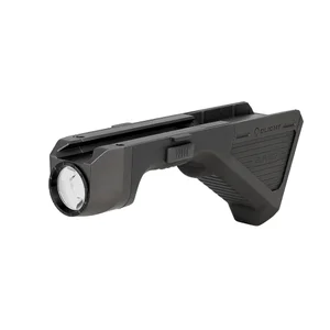 Lampe tactique Olight Sigurd noire, poignée avant pour fusil, éclairage LED puissant, accessoires d'armes, fixation Picatinny.