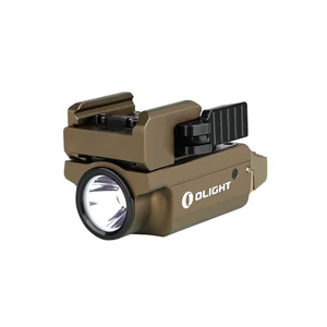 Lampe pistolet Olight PL-Mini 2 Valkyrie (600 lumens, portée 100m, autonomie 60m), couleur bronze.