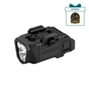Lampe tactique Olight PL-3 Valkyrie noire, 1500 lumens, pour armes de poing ou carabines, avec un patch offert.