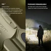Olight Warrior Ultra en OAL, vue détaillée, robuste et durable pour un usage prolongé, idéal pour l'extérieur.