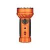 Olight MARAUDER MINI torche orange vue latérale avec poignée texturée pour extérieur, exploration et signalisation.