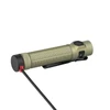 Olight Baton Ultra lampe de poche de couleur verte avec clip de poche et chargement magnétique pour utilisation quotidienne.
