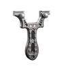 Lance-pierre professionnel de précision HX Outdoors en métal gris pour chasse et tir sur cible