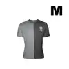 T-shirt bicolore gris clair et foncé taille M avec logo poitrine Rethink Light Reimagine Style