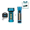 Olight Seeker 4 Pro et Marauder Mini 2 cyan vue de face, lampe de poche LED ultra-lumineuse pour le camping ou les urgences.