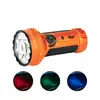 Lampe de poche Olight Marauder Mini orange avec éclairage rouge, vert et bleu pour la randonnée nocturne
