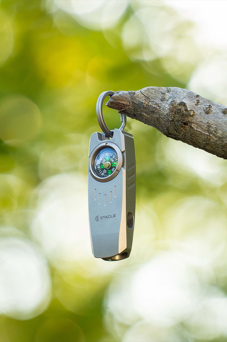 Olight OKNIFE Owhistle 2 Ti – Sifflet Titane – Survie Porte-clés – Neuf