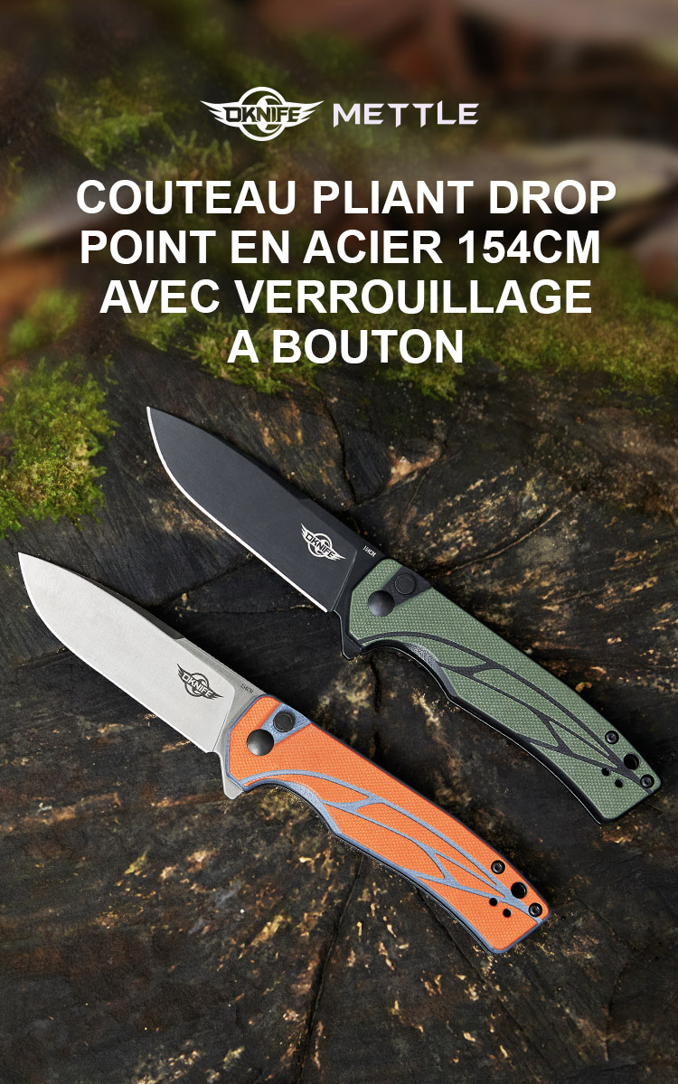 Olight Rubato 3 - Couteau de camping avec rail-lock - Oknife