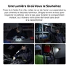 Lampe de travail portable utilisée pour l'inspection mécanique, électrique et le rangement en atelier.