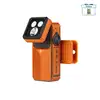 Lampe clip orange Olight Oclip 2 Ultra Premium inclinable avec LED UV et blanche pour camping et EDC