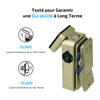 Lampe clip ultra résistante testée pour 10000 cycles inclinaison et rotation de tête.