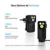 Lampe Olight Oclip 2 Ultra Premium noire avec recharge USB-C et MCC magnétique pour une autonomie maximale en extérieur
