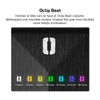 Lampe clip Olight Oclip 2 Ultra Premium noire avec indicateurs LED de batterie multicolores Oclip Beat pour le camping
