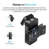 Lampe clip Olight Oclip 2 Ultra Premium noire avec tête inclinable à 115° et pince rotative à 360° pour éclairage de travail