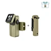 Lampe frontale clipable Olight verte avec couteau pliant assorti pour camping et EDC