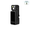 Mini lampe Olight Oclip 2 Ultra Premium noire de profil avec clip de fixation pour éclairage d'appoint et EDC