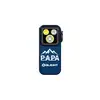 Olight Oclip Pro Bleue mini lampe clip rechargeable avec motif PAPA et trois LED pour camping et EDC