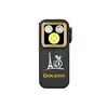 Olight Oclip Pro S noire vue de face avec logo tour Eiffel pour éclairage polyvalent et pratique.