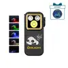 Olight Oclip Pro S noir avec motif panda, vue de face, lampe de poche LED multicolore pour camping et extérieur