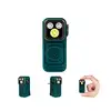Mini lampe clip de poche Olight Oclip Pro S bleu canard avec gravure boussole et triple LED puissante pour EDC quotidien