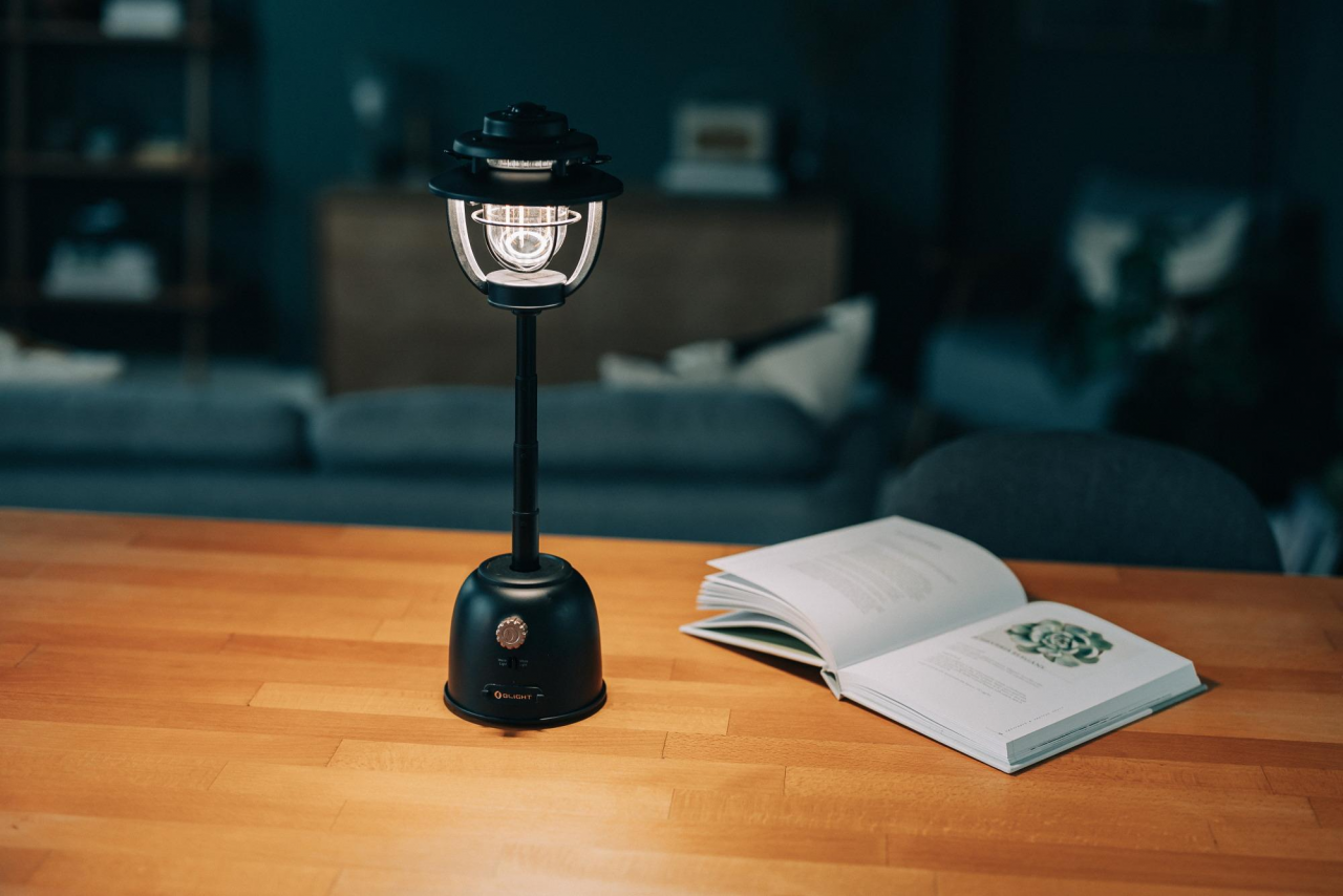 Lampe De Camping Olight Olantern - Noire, Extensible, Tête Réglable - NEUVE