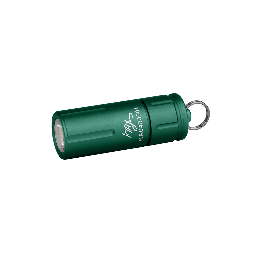 Lampe torche porte-clés TFX à LED verte, mini éclairage extérieur robuste