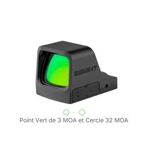 Olight Osight C rouge point vue de côté pour visée rapide et précise