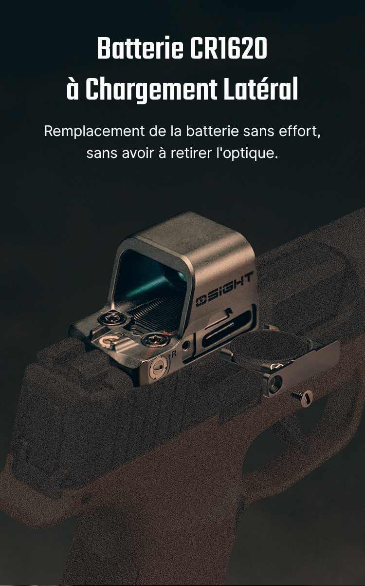 Olight Osight SE - Optique Fermée à Point Rouge Avec Empreinte RMSc Et Batterie Remplacable 1   14