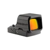 Olight Osight XE, vue latérale noire avec revêtement mat et objectif rouge pour un tir rapide.