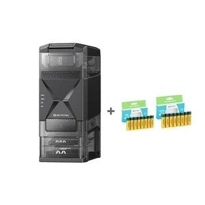 Olight piles AAA jaunes rechargeables pour l'organisation et le stockage de batteries.