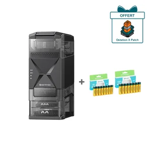 Olight piles AAA rechargeables avec chargeur Ostation, idéal pour une alimentation fiable et durable.