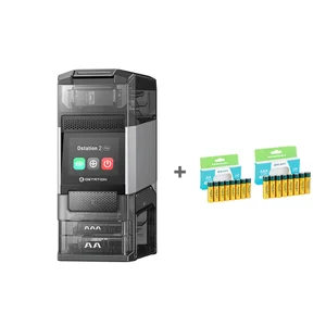 Olight AAA batteries rechargeables jaunes pour le chargeur Ostation 2 Pro, ensemble d'alimentation domestique.