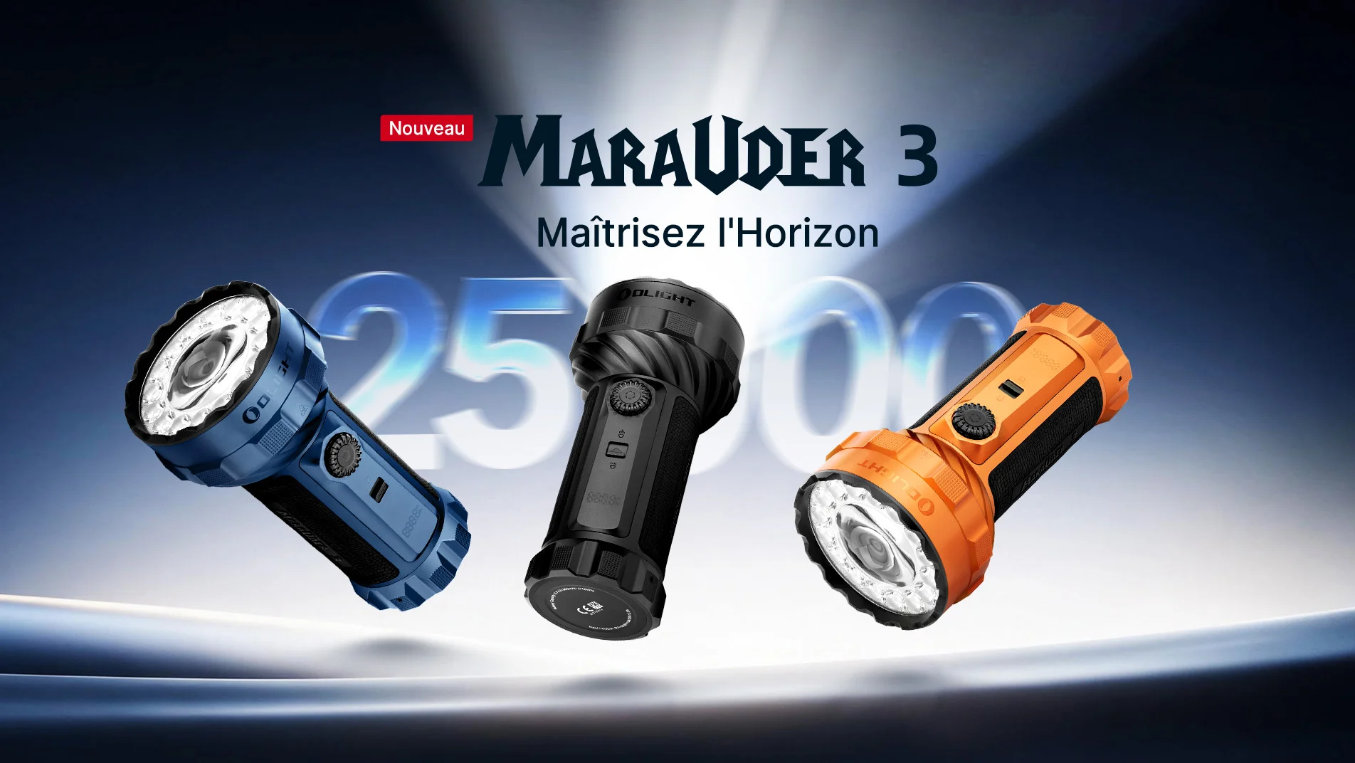 Olight Marauder 3 : la lampe torche ultra-puissante de 25 000 lumens pour l’OFan Day 2026