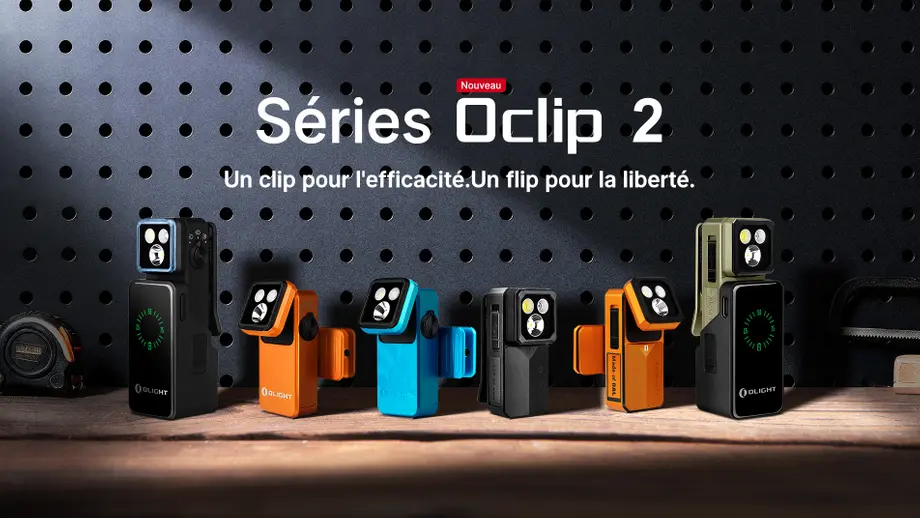 Oclip 2 Pro & Oclip 2 Ultra : les nouvelles lampes EDC Olight pour le quotidien et l’aventure