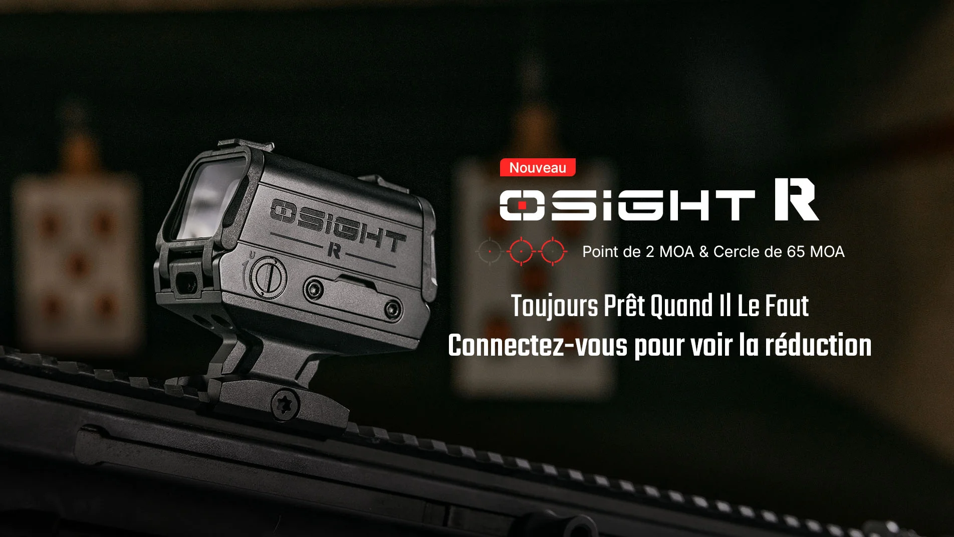 Wide Open : le premier viseur point rouge pour carabine d'Osight
